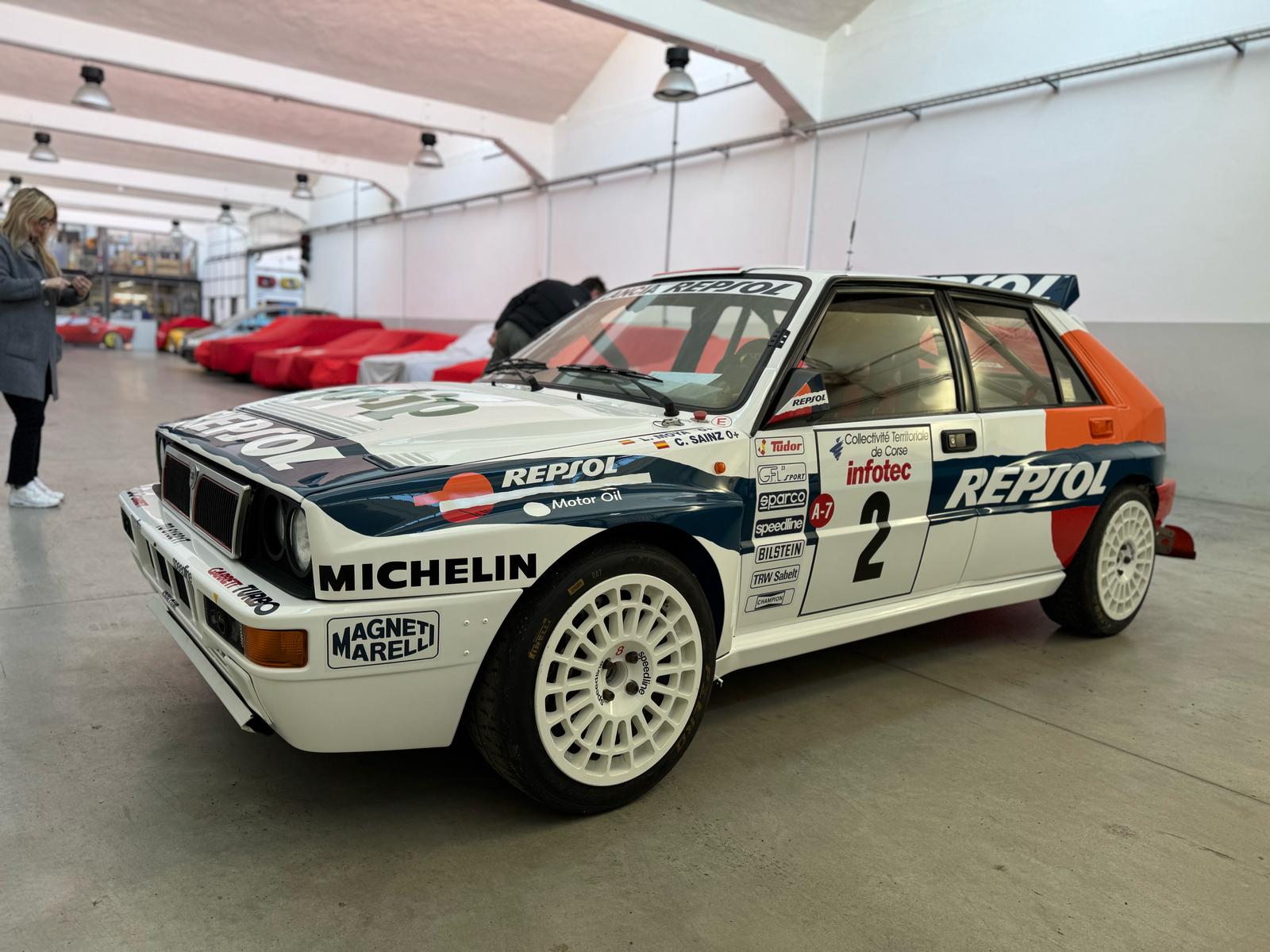 Lancia Delta HF Integrale Evoluzione Repsol Gr.A Painted Livery - Giacomo Baj Decals kit livery