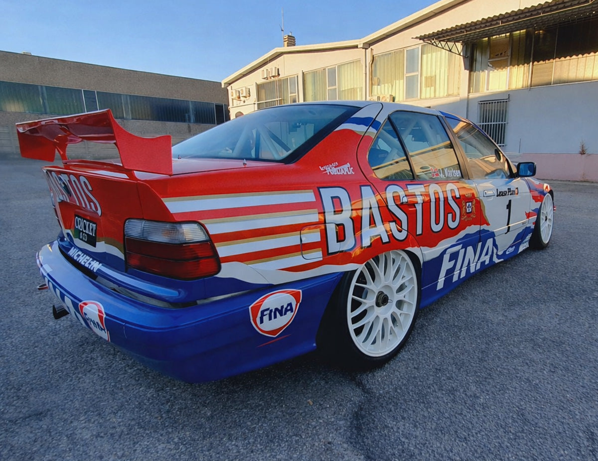 BMW 318is E36 BTCC Bastos Fina Livery - Giacomo Baj Decals kit livery