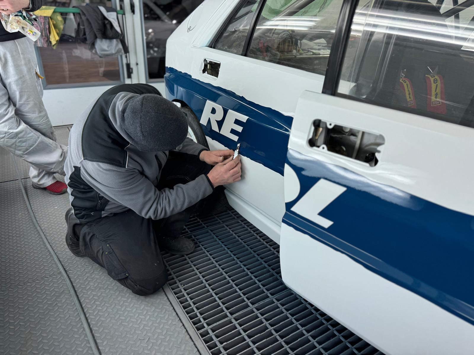 Lancia Delta HF Integrale Evoluzione Repsol Gr.A Painted Livery - Giacomo Baj Decals kit livery