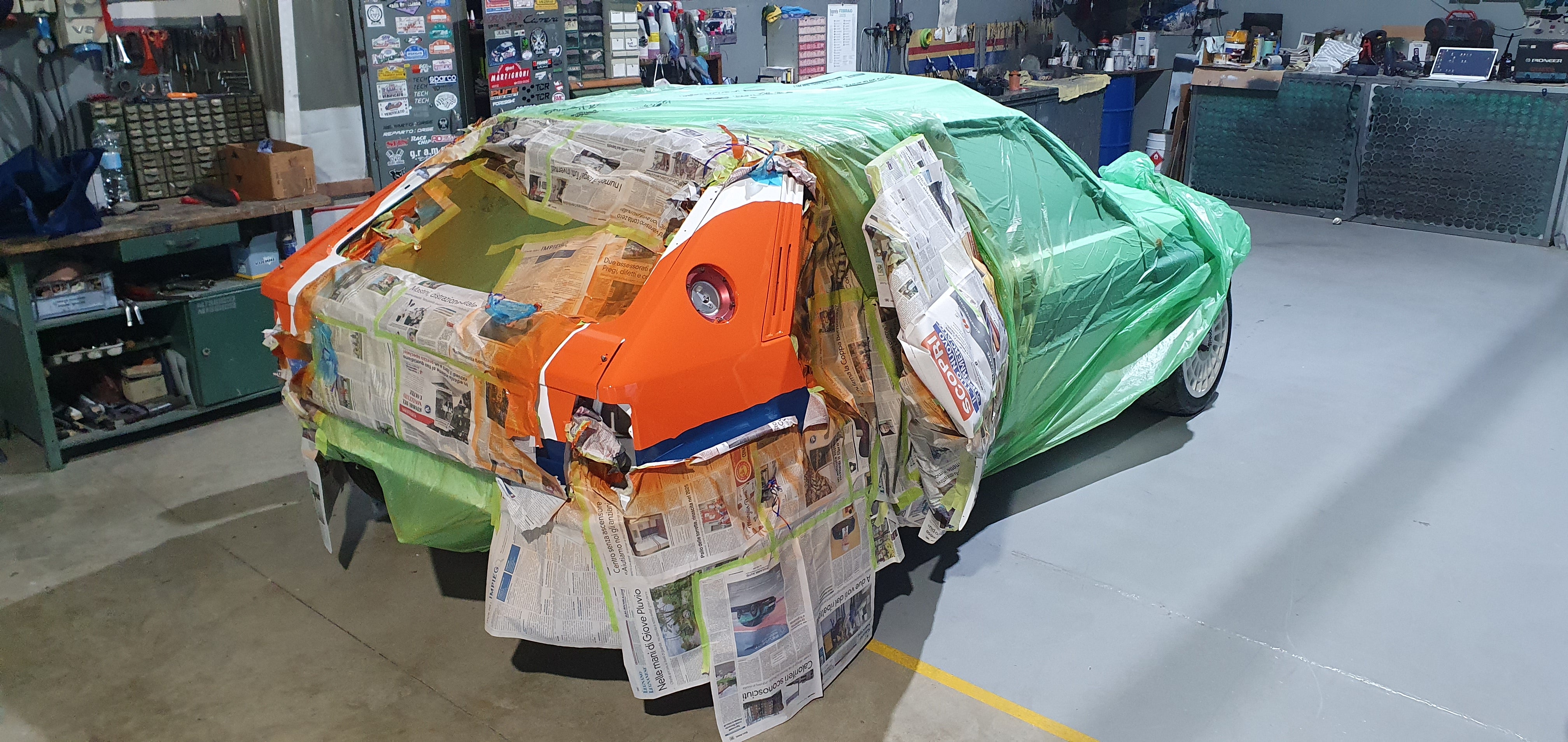 Lancia Delta HF Integrale Evoluzione Repsol Gr.A Painted Livery - Giacomo Baj Decals kit livery