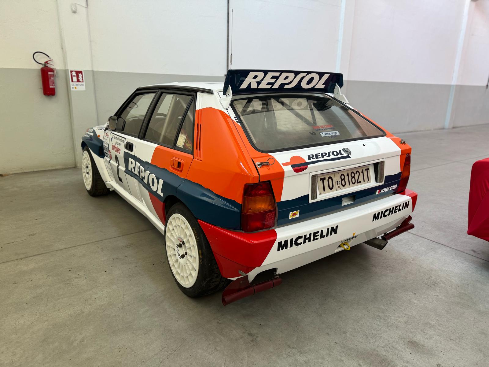 Lancia Delta HF Integrale Evoluzione Repsol Gr.A Painted Livery - Giacomo Baj Decals kit livery