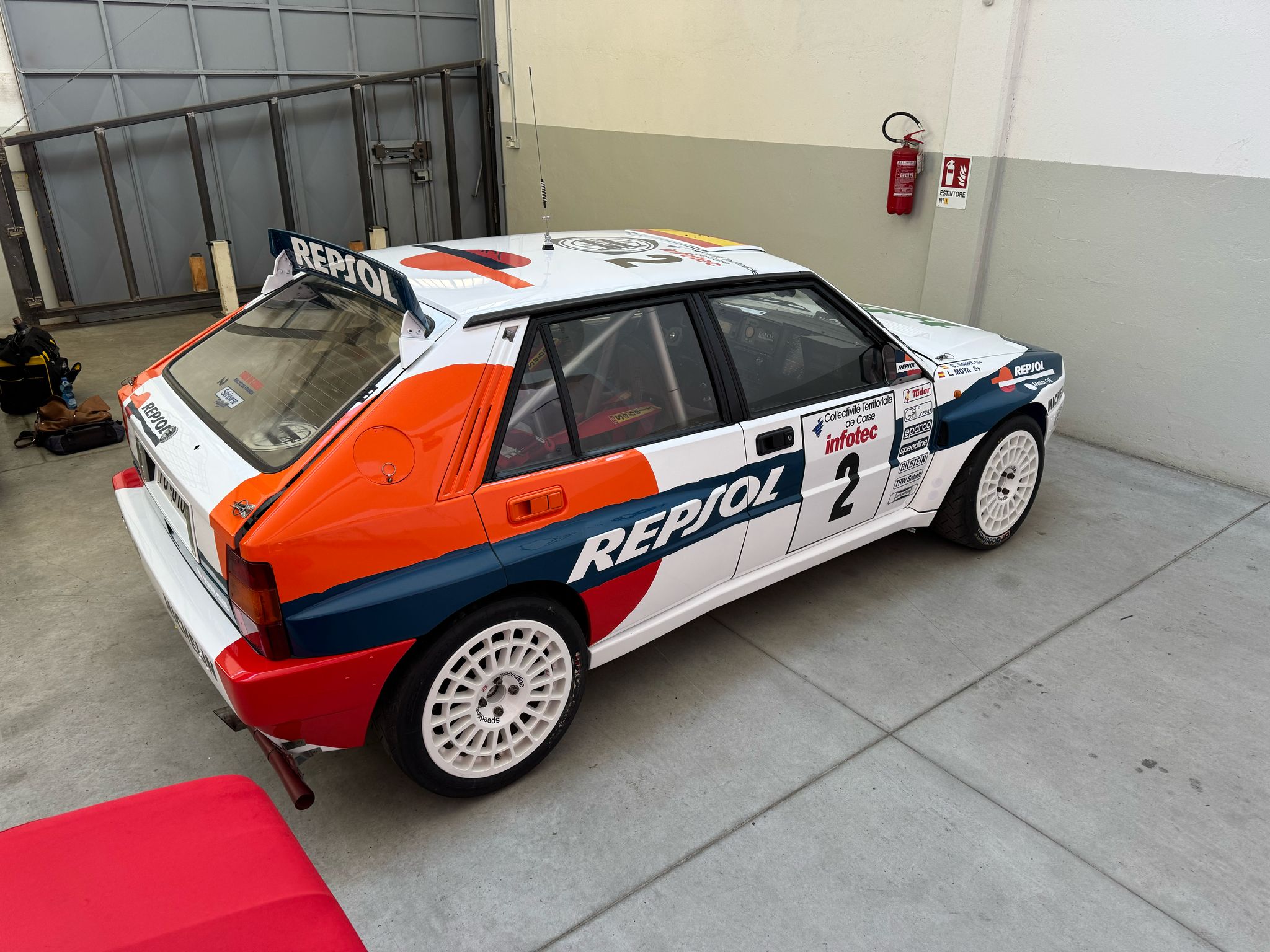Lancia Delta HF Integrale Evoluzione Repsol Gr.A Painted Livery - Giacomo Baj Decals kit livery