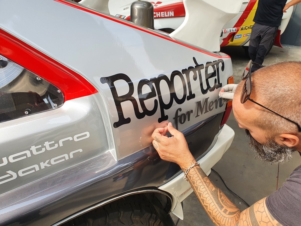 Audi Quattro Paris Dakar Livery - Giacomo Baj