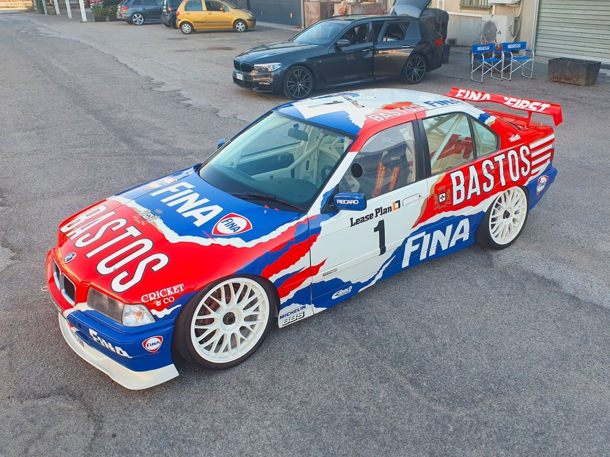BMW 318is E36 BTCC Bastos Fina Livery - Giacomo Baj