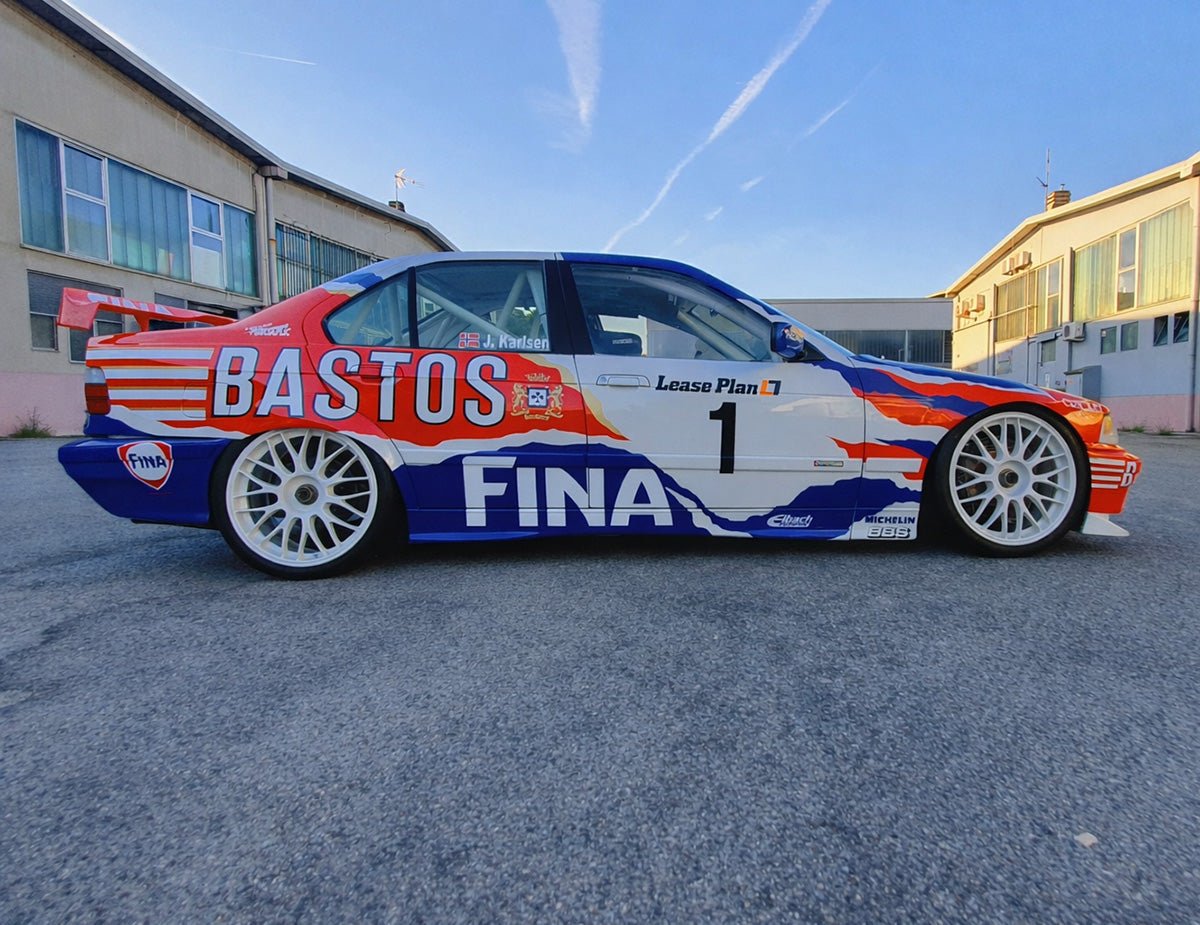 BMW 318is E36 BTCC Bastos Fina Livery - Giacomo Baj