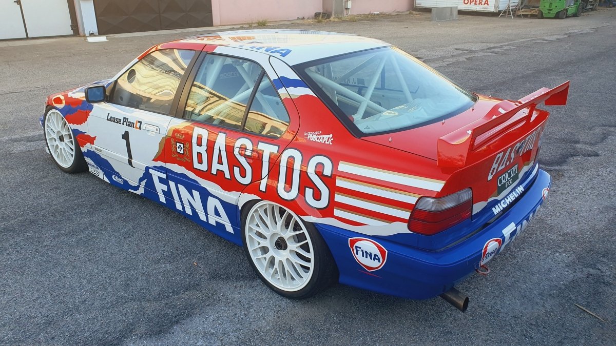 BMW 318is E36 BTCC Bastos Fina Livery - Giacomo Baj