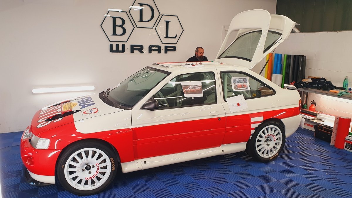 Ford Escort Cosworth Gr.A Bastos Fina Livery - Giacomo Baj