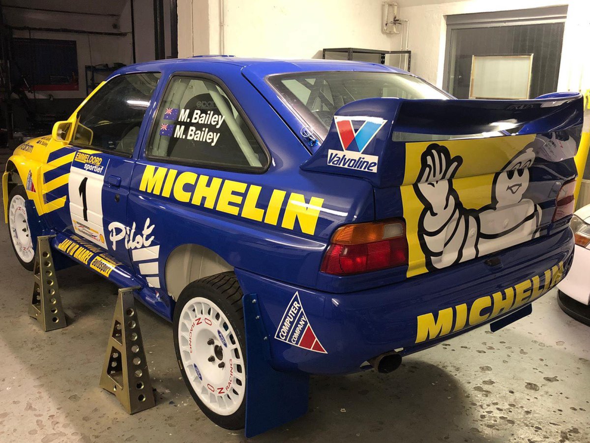 Ford Escort Cosworth WRC Michelin Pilot Painted Livery - Giacomo Baj