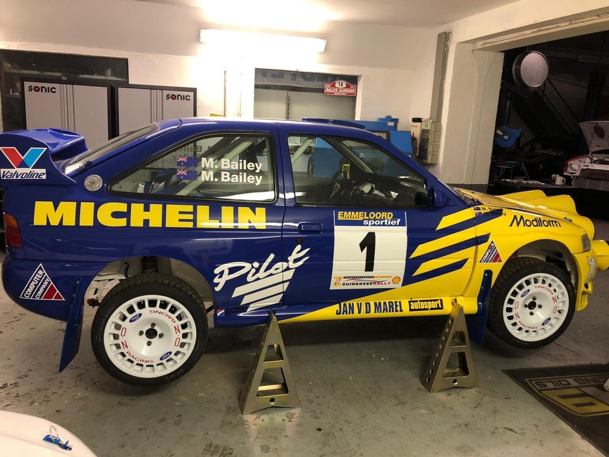Ford Escort Cosworth WRC Michelin Pilot Painted Livery - Giacomo Baj