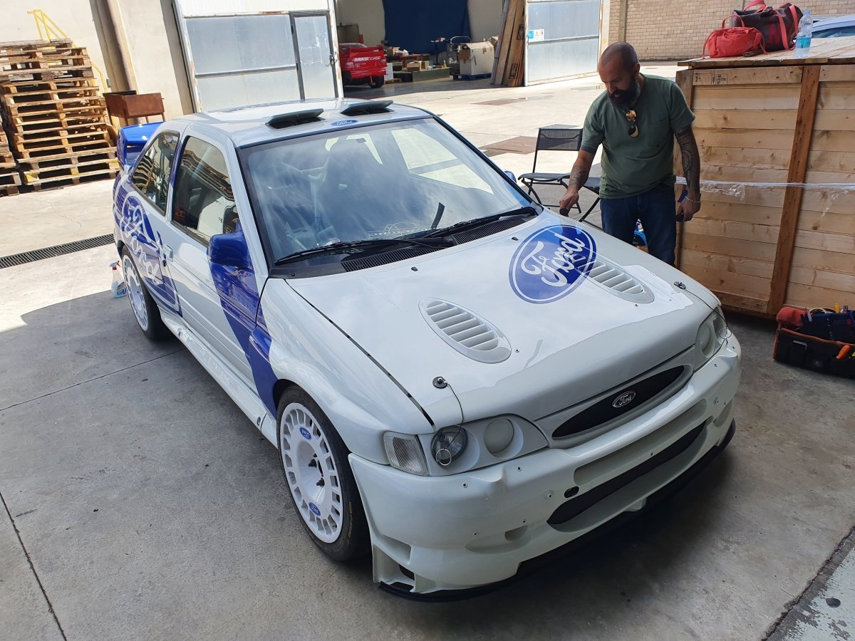 Ford Escort Cosworth WRC Valvoline Painted Livery - Giacomo Baj