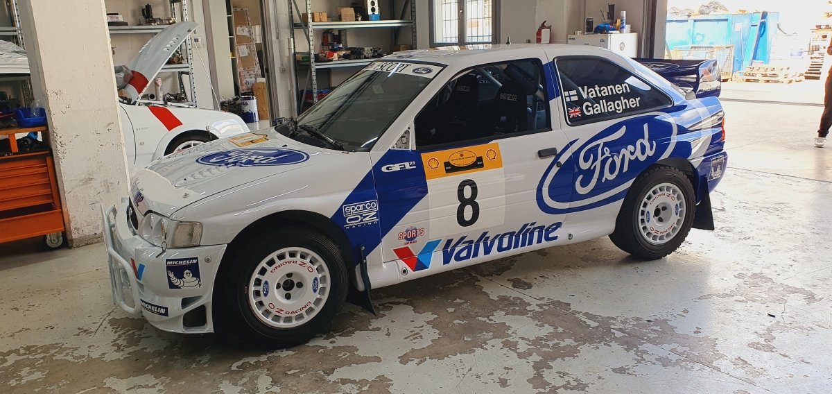 Ford Escort Cosworth WRC Valvoline Safari Painted Livery - Giacomo Baj