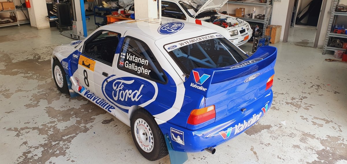 Ford Escort Cosworth WRC Valvoline Safari Painted Livery - Giacomo Baj