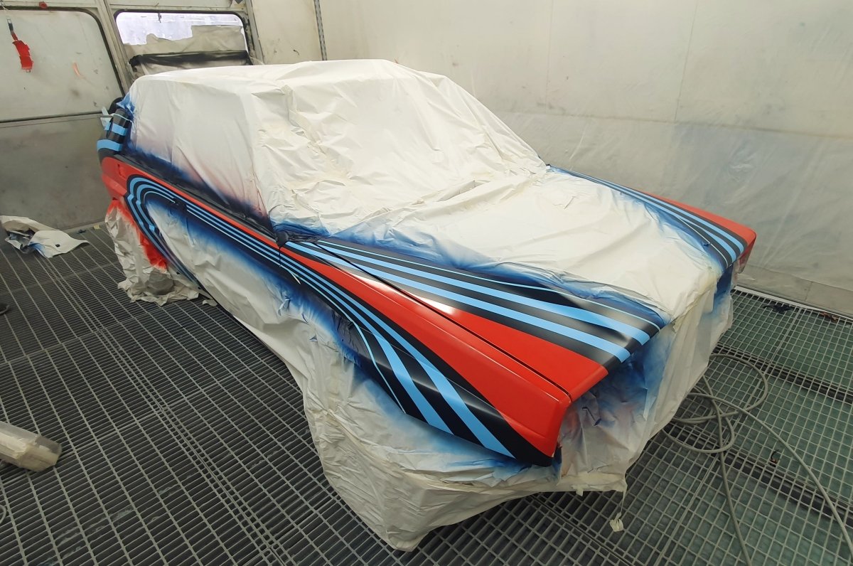 Lancia Delta HF Integrale 16v Martini Gr.A Painted Livery - Giacomo Baj