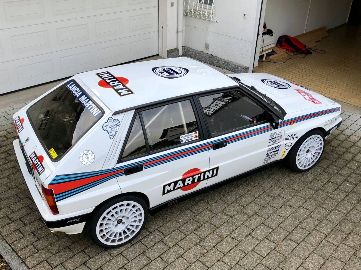 Lancia Delta HF Integrale 16v Martini Gr.A Test Car Livery - Giacomo Baj