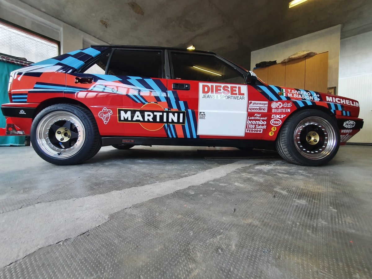 Lancia Delta HF Integrale 16v Martini Red Gr.A Livery - Giacomo Baj
