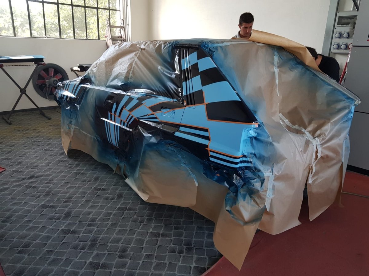 Lancia Delta HF Integrale 16v Martini Red Gr.A Painted Livery - Giacomo Baj