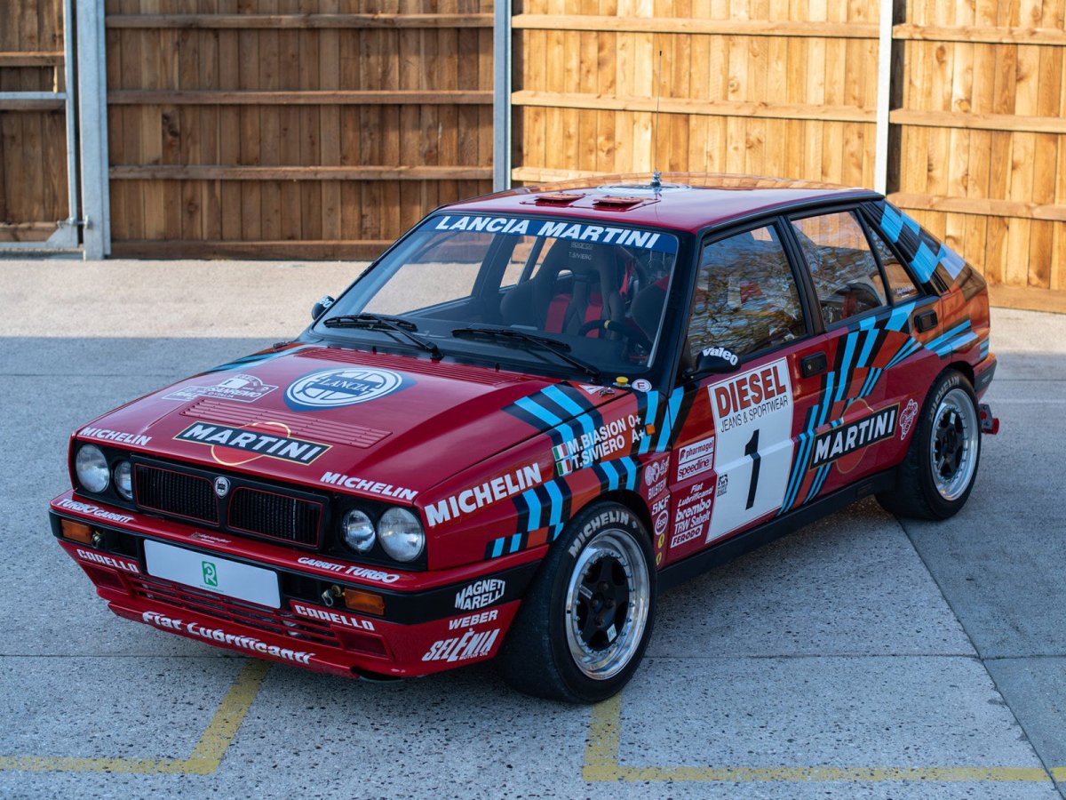 Lancia Delta HF Integrale 16v Martini Red Gr.A Painted Livery - Giacomo Baj