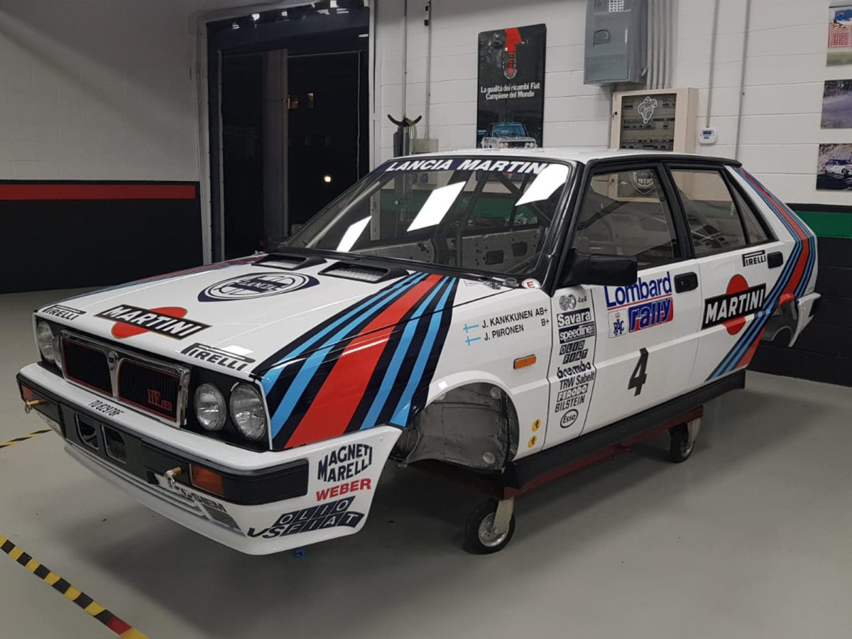 Lancia Delta HF Integrale 4wd Martini Gr.A Painted Livery - Giacomo Baj