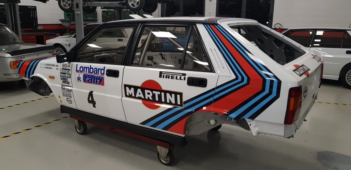 Lancia Delta HF Integrale 4wd Martini Gr.A Painted Livery - Giacomo Baj