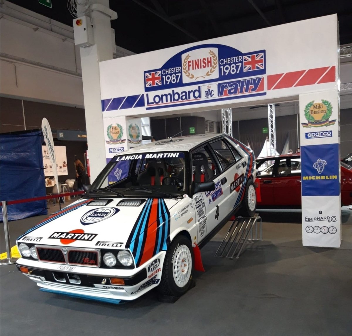 Lancia Delta HF Integrale 4wd Martini Gr.A Painted Livery - Giacomo Baj