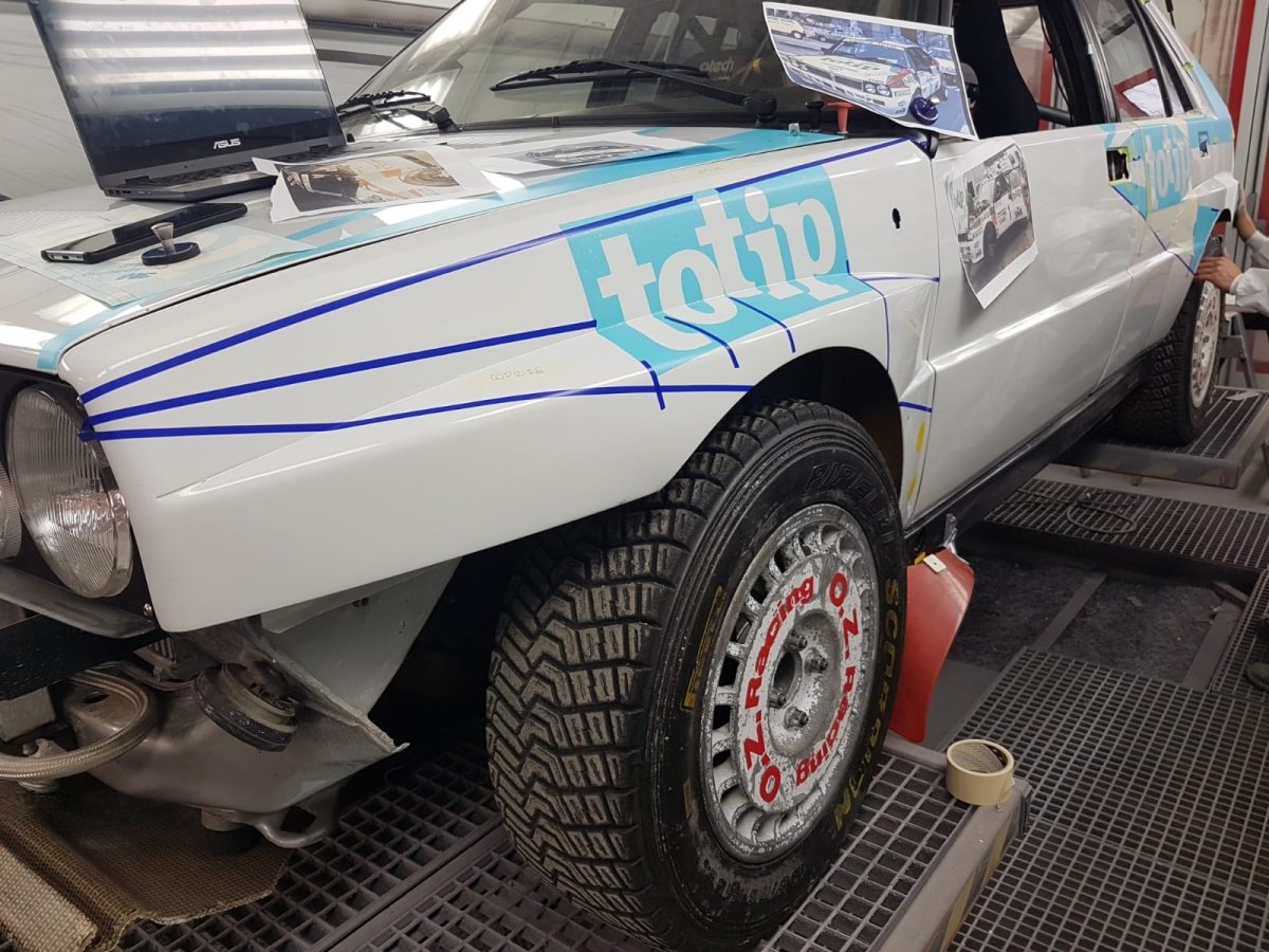 Lancia Delta HF Integrale 8v Totip Gr.A Painted Livery - Giacomo Baj