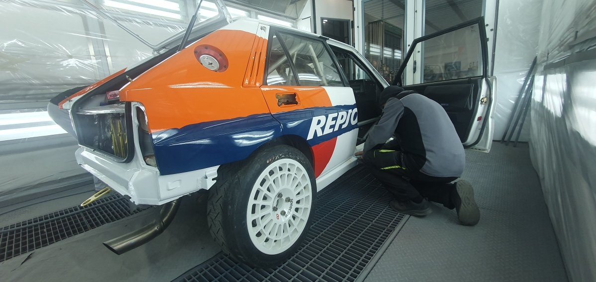 Lancia Delta HF Integrale Evoluzione Repsol Gr.A Painted Livery - Giacomo Baj