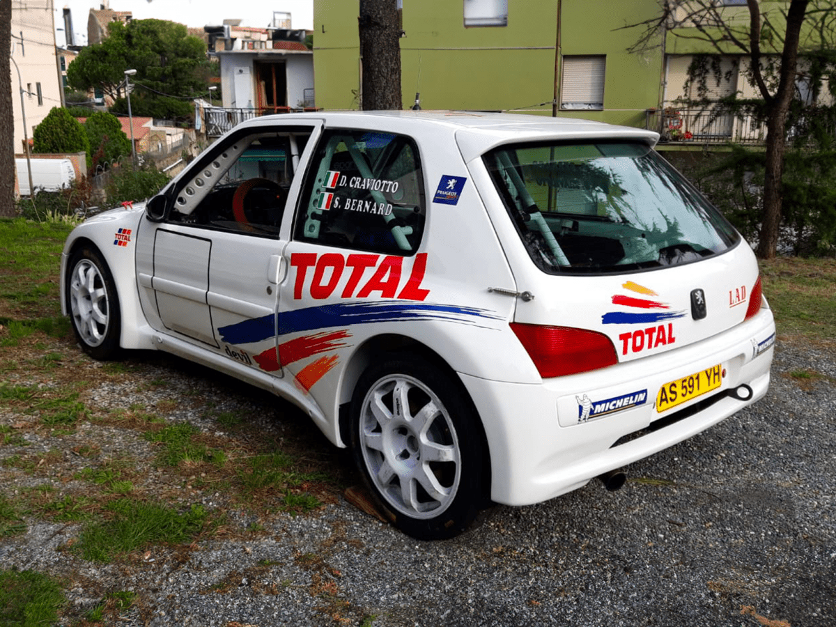 Kit Starter monté 1/43 Peugeot 106 maxi Tour de Corse 1997
