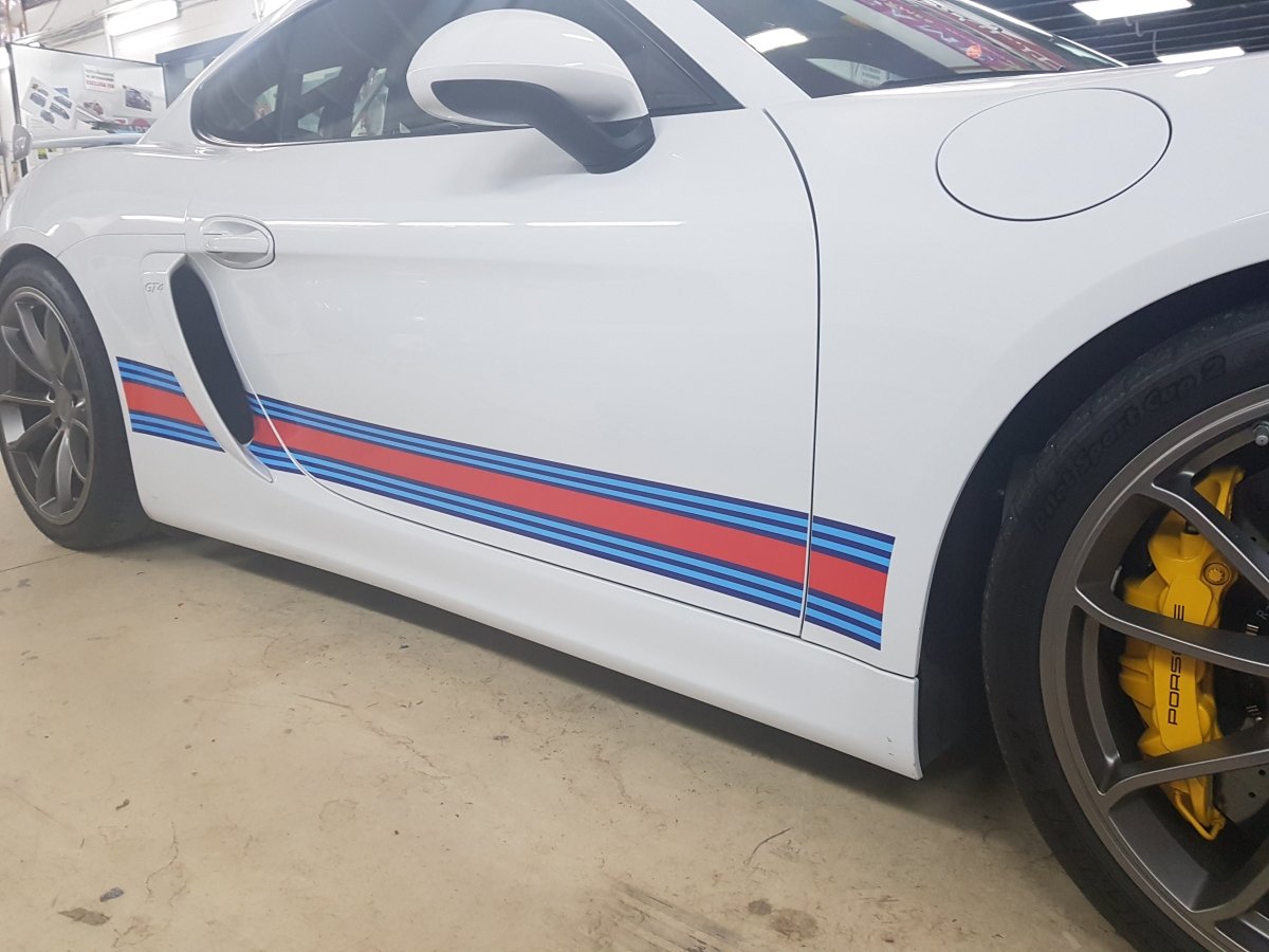 Porsche 718 Cayman GT4 Martini Livery - Giacomo Baj