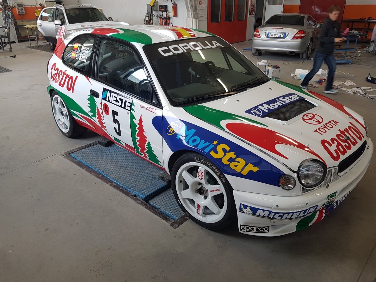 Toyota Corolla WRC Castrol 1000 Lakes Livery - Giacomo Baj