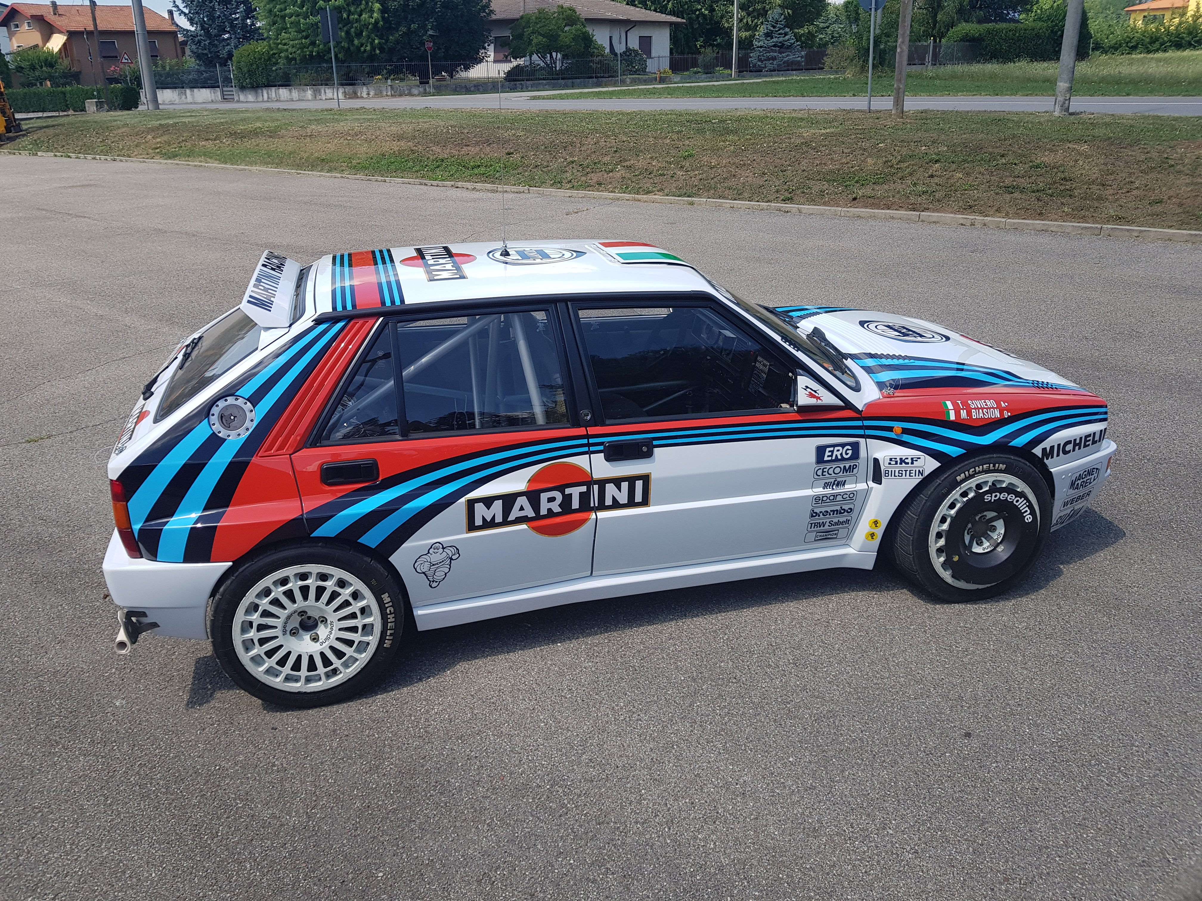 Lancia Delta HF Integrale Evoluzione Martini Gr.A Painted Livery - Giacomo Baj Decals kit livery