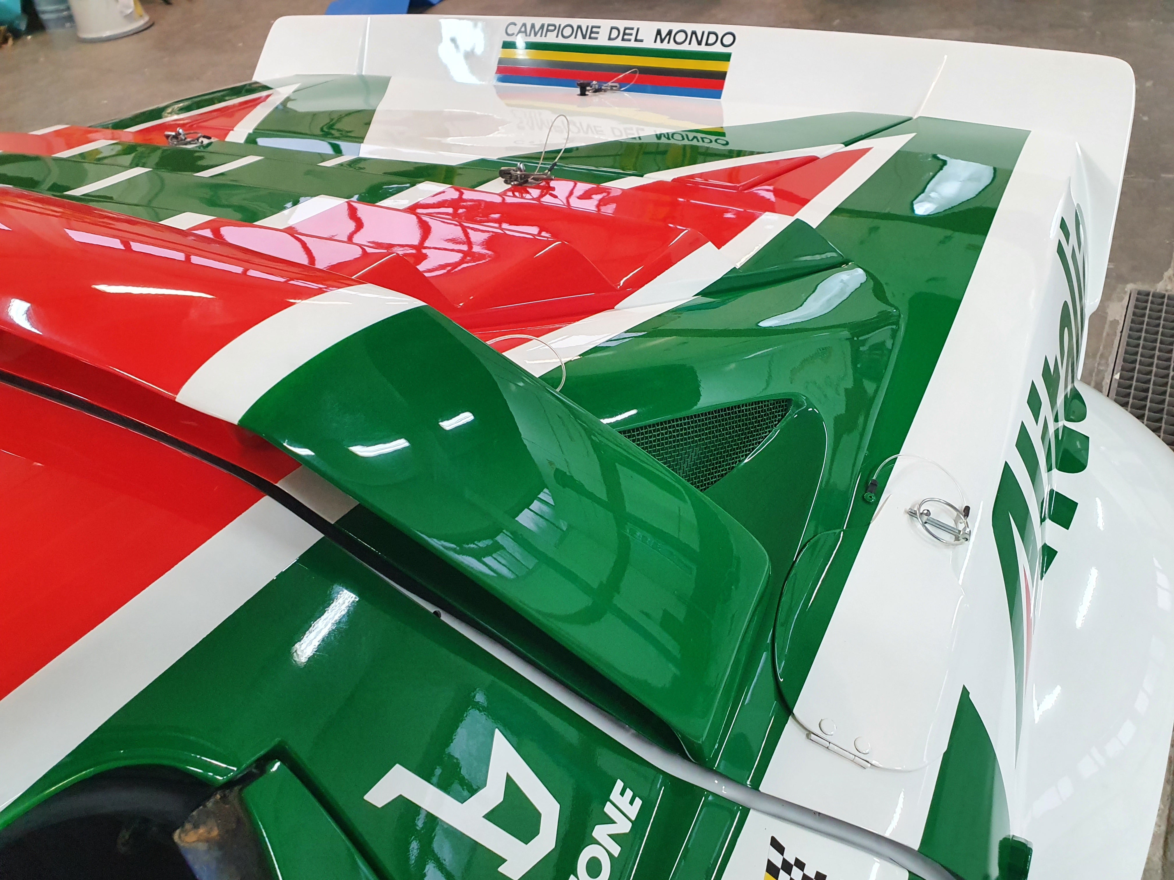 Lancia Stratos HF Gr.4 Alitalia Painted Livery - Giacomo Baj Decals kit livery