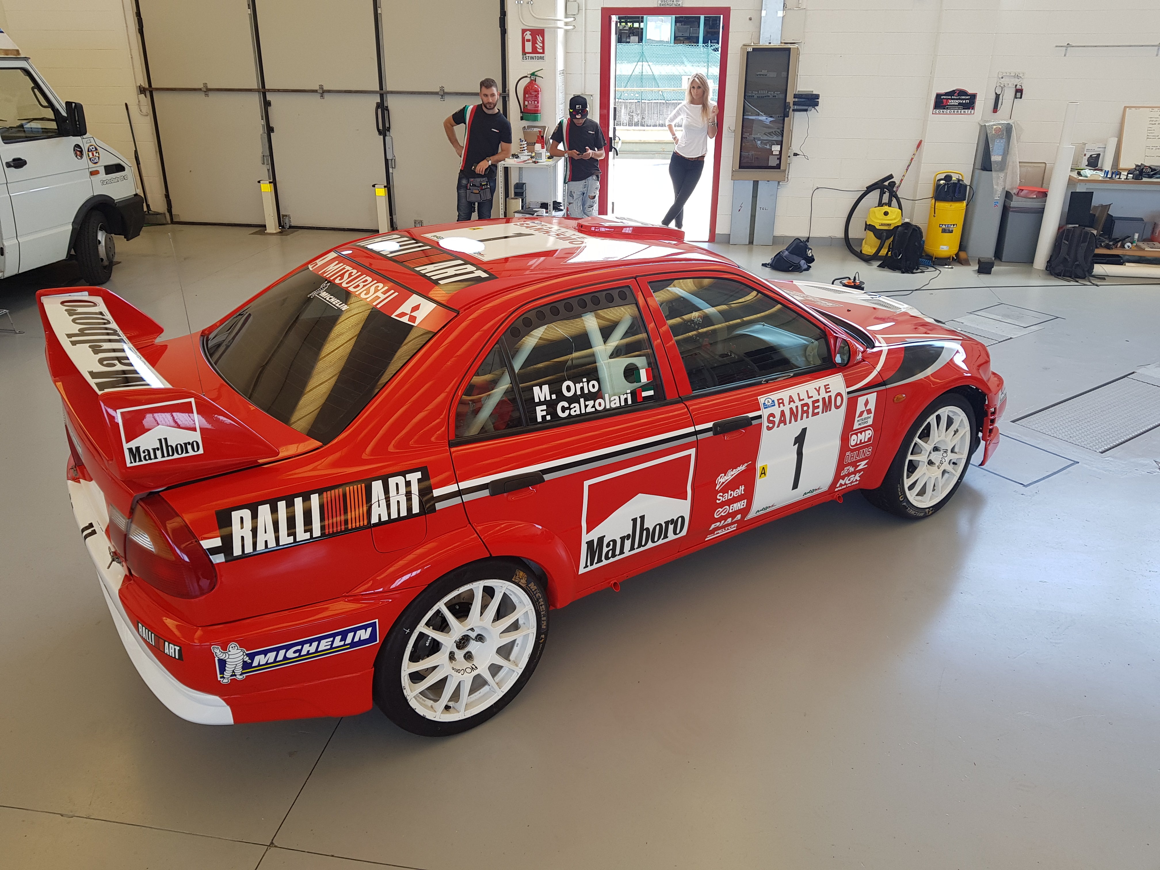 Mitsubishi Lancer Evolution VI Gr.A Rallye di Sanremo 1999 Livery - Giacomo Baj Decals kit livery