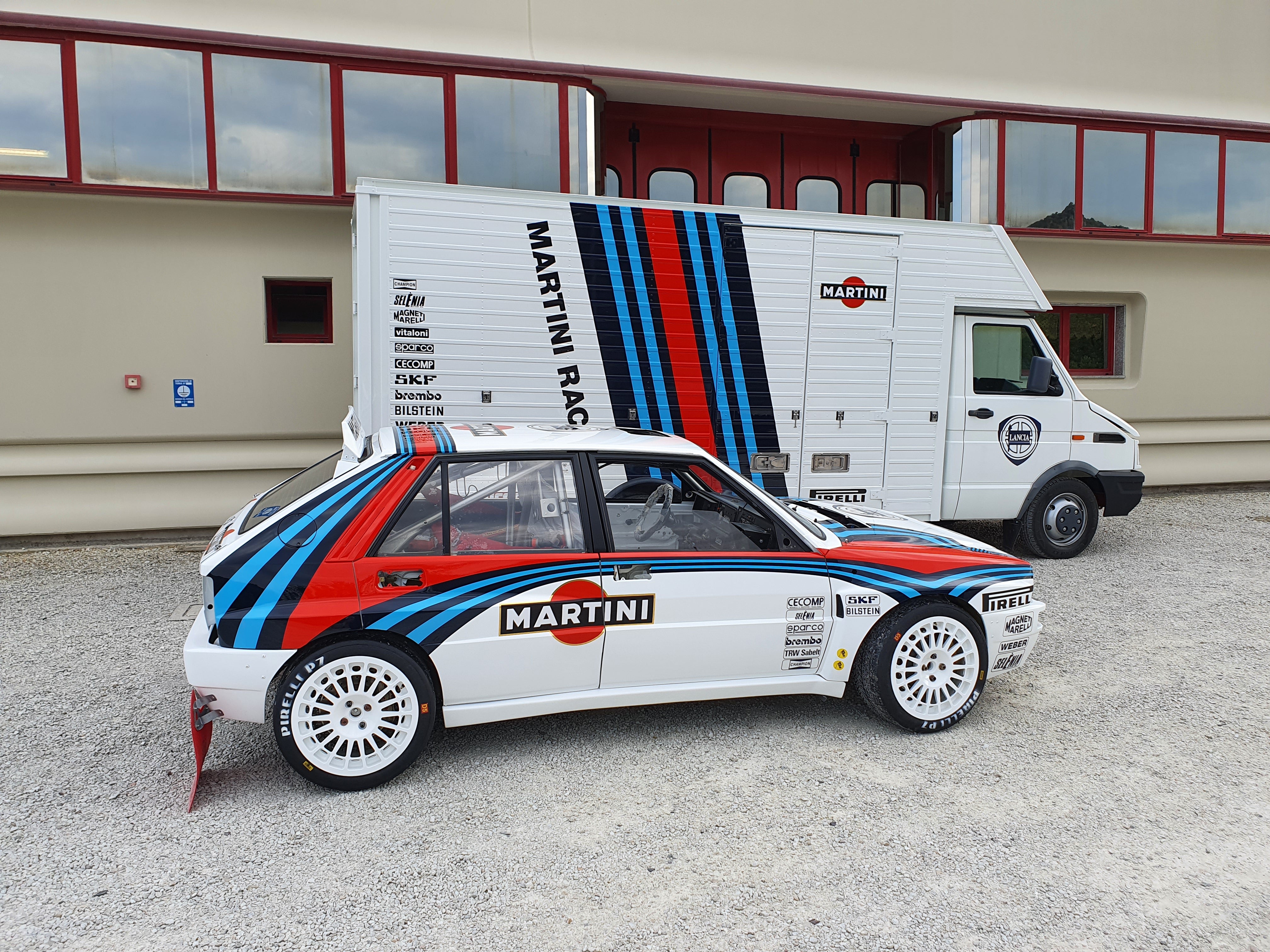 Lancia Delta HF Integrale Evoluzione Martini Gr.A Painted Livery - Giacomo Baj Decals kit livery