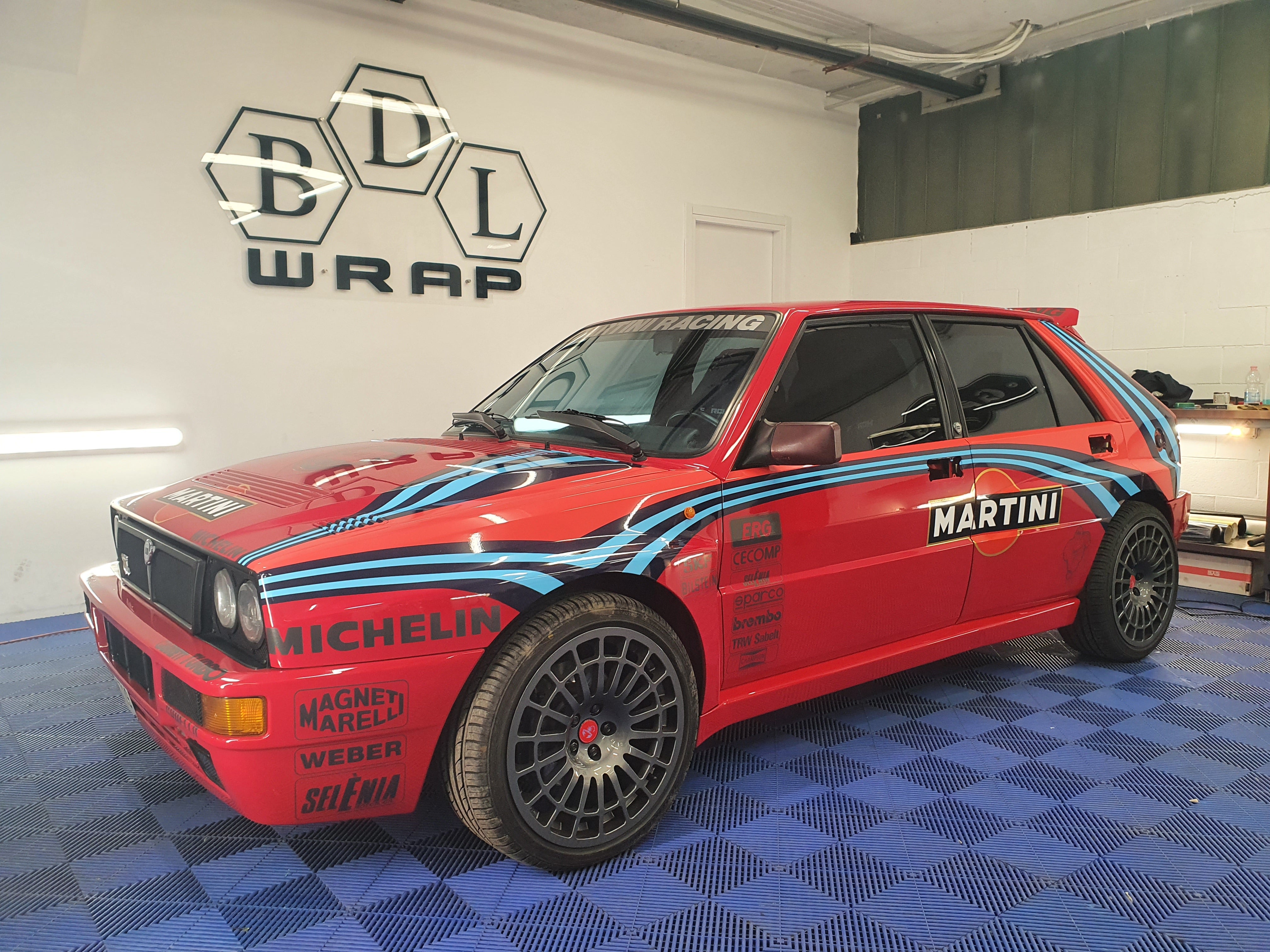 Lancia Delta HF Integrale Evoluzione Martini Gr.A - Giacomo Baj Decals kit livery