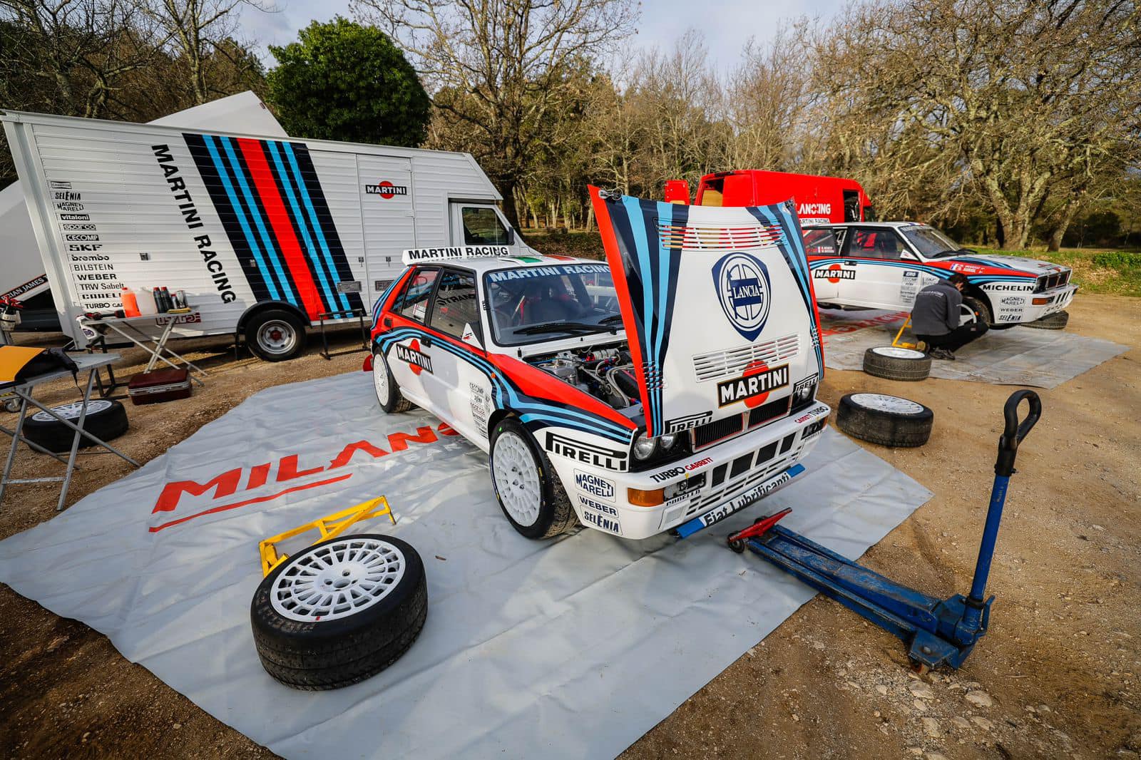 Lancia Delta HF Integrale Evoluzione Martini Gr.A Painted Livery - Giacomo Baj Decals kit livery