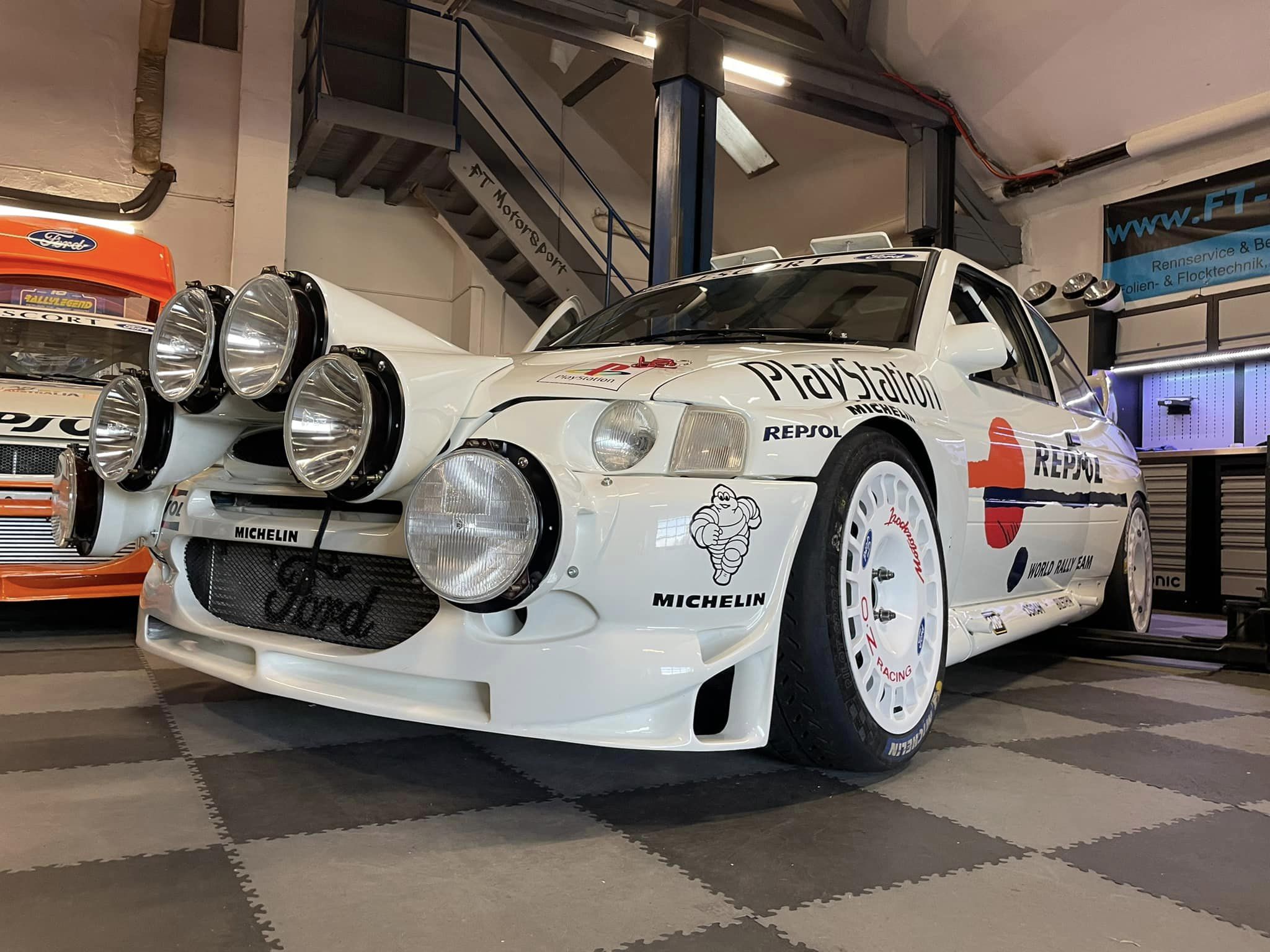 Ford Escort Cosworth WRC Repsol Test Car.