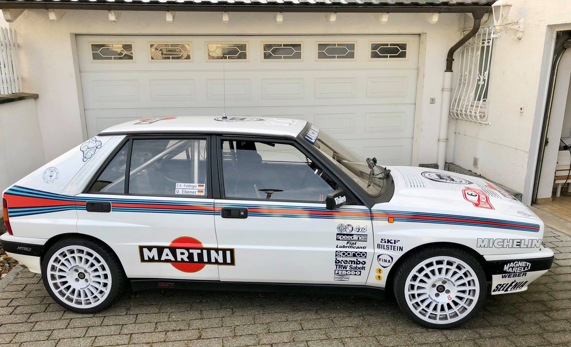 Lancia Delta HF Integrale 16v Martini Gr.A Test Car - Giacomo Baj Decals kit livery