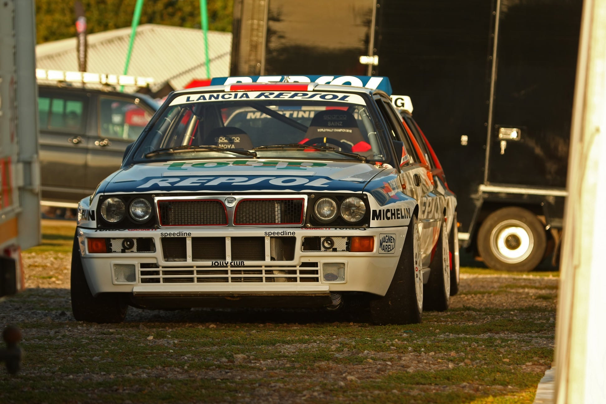 Lancia Delta HF Integrale Evoluzione Repsol Gr.A Test Car Painted Livery - Giacomo Baj Decals kit livery