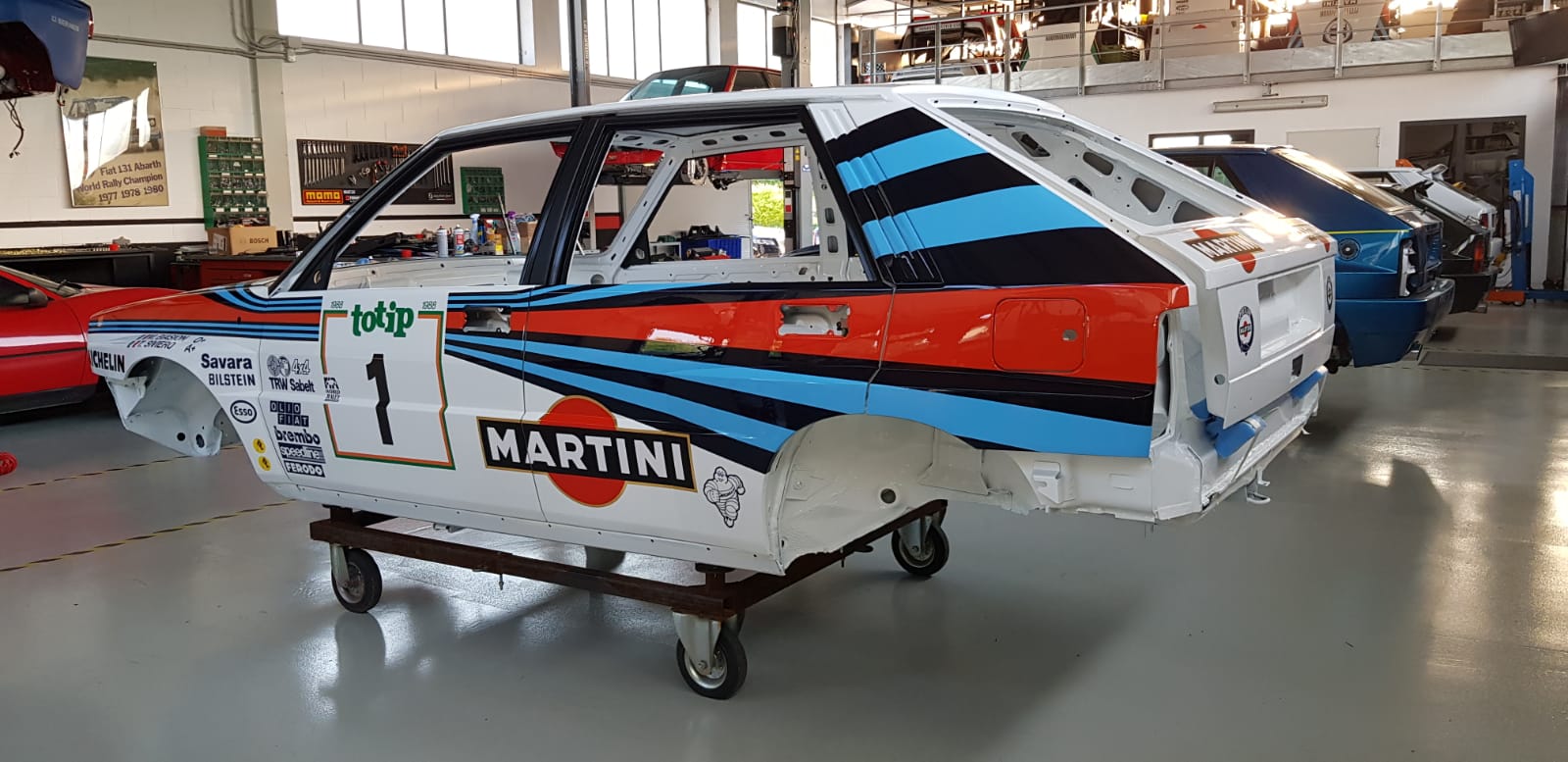 Lancia Delta HF Integrale 8v Martini Gr.A Painted Livery - Giacomo Baj Decals kit livery