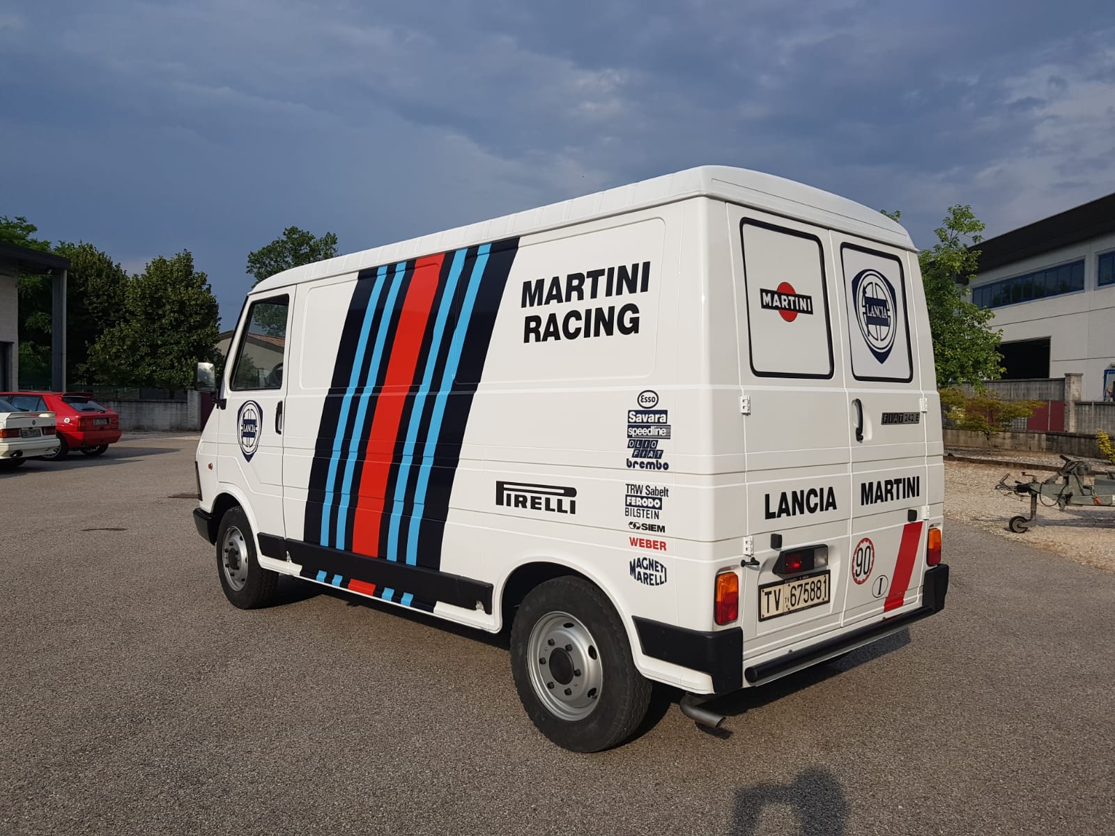 Fiat 242 Martini Assistenza Decals Kit