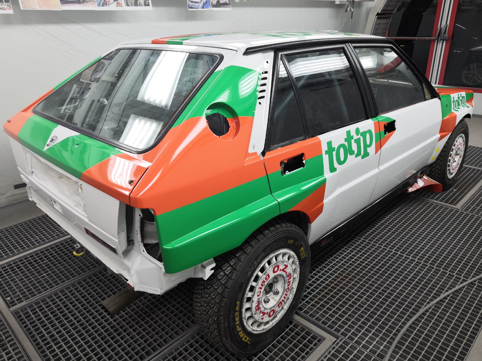 Lancia Delta HF Integrale 8v Totip Gr.A Painted Livery - Giacomo Baj Decals kit livery