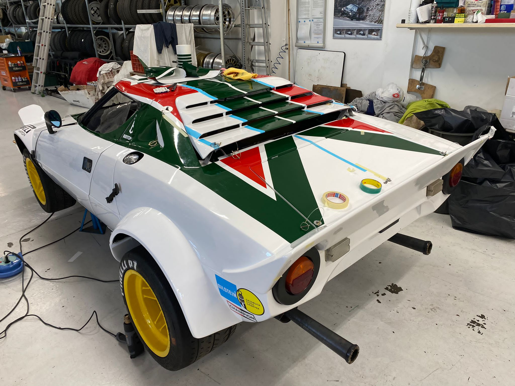 Lancia Stratos HF Gr.4 Alitalia Livery - Giacomo Baj Decals kit livery