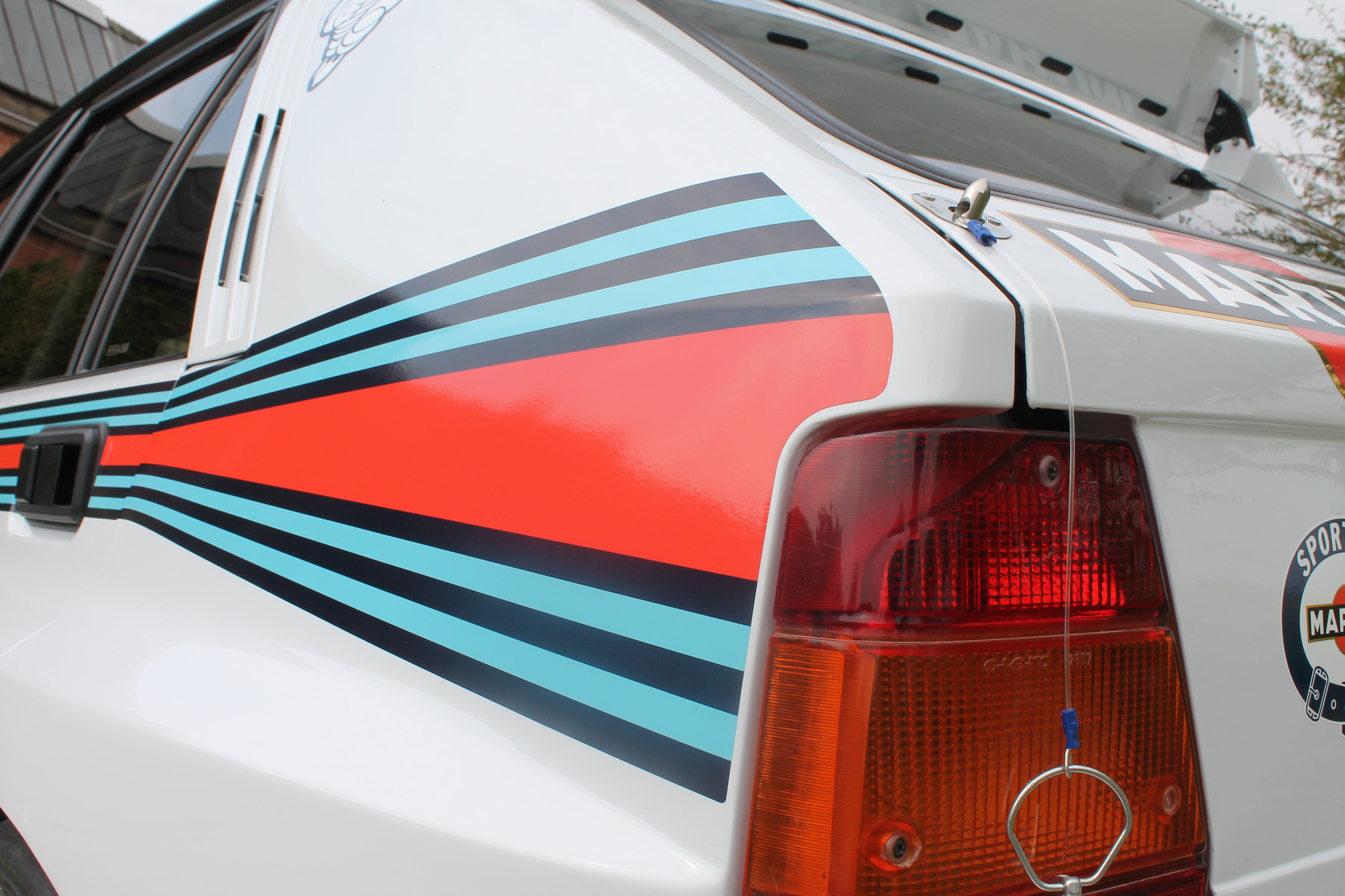 Lancia Delta HF Integrale Evoluzione Martini Gr.A Test Car - Giacomo Baj Decals kit livery